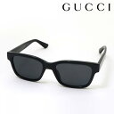 NewModel 【グッチ サングラス 正規販売認定店】 GUCCI GG1716S 001 LOGO Made In Italy メンズ スクエア ブラック系