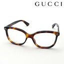 NewModel【グッチ メガネ 正規販売認定店】 GUCCI GG1816O 002 EMBLEM 伊達メガネ 度付き 眼鏡 Made In Italy レディース フォックス トータス系