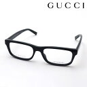 NewModel【グッチ メガネ 正規販売認定店】 GUCCI GG1858O 001 SIGN 伊達メガネ 度付き 眼鏡 黒縁 Made In Italy メンズ スクエア ブラック系