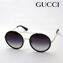 大ヒットモデル 【グッチ サングラス 正規販売認定店】 GUCCI GG0061S 001 WEB BLOCK バンブルビー Made In Japan ラウンド