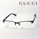 【グッチ メガネ 正規販売認定店】 GUCCI GG0387OJ 001 伊達メガネ 度付き 眼鏡 RETRO WEB WEB FRAME Made In Japan 黒縁 ハーフリム