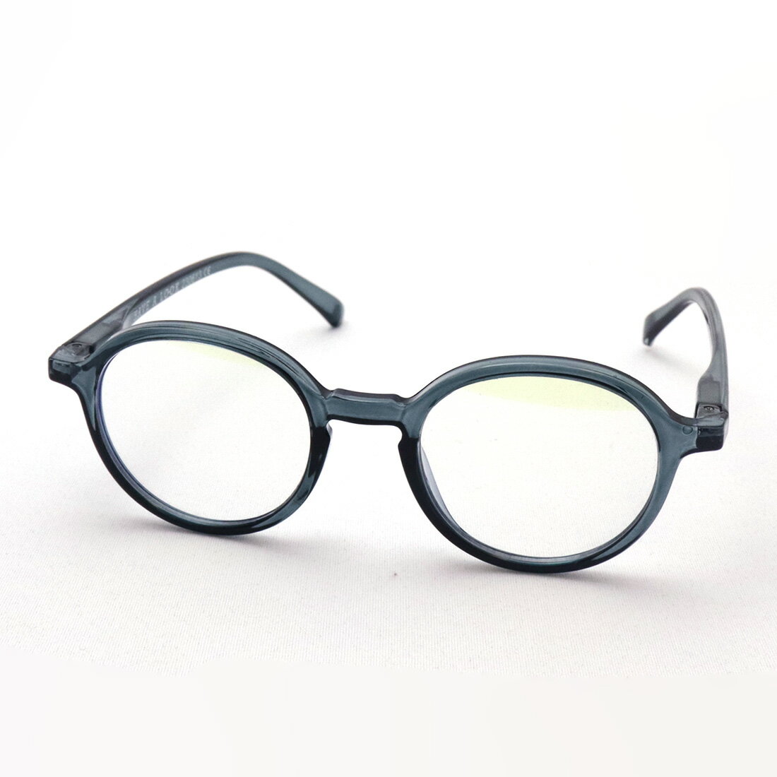 NewModel 【ハブ ア ルック 正規販売店】 Have a look PCメガネ ブルーライトカット 老眼鏡 リーディンググラス シニアグラス CIRCLE SLIM スモーク 女性 男性 おしゃれ ラウンド グレー系