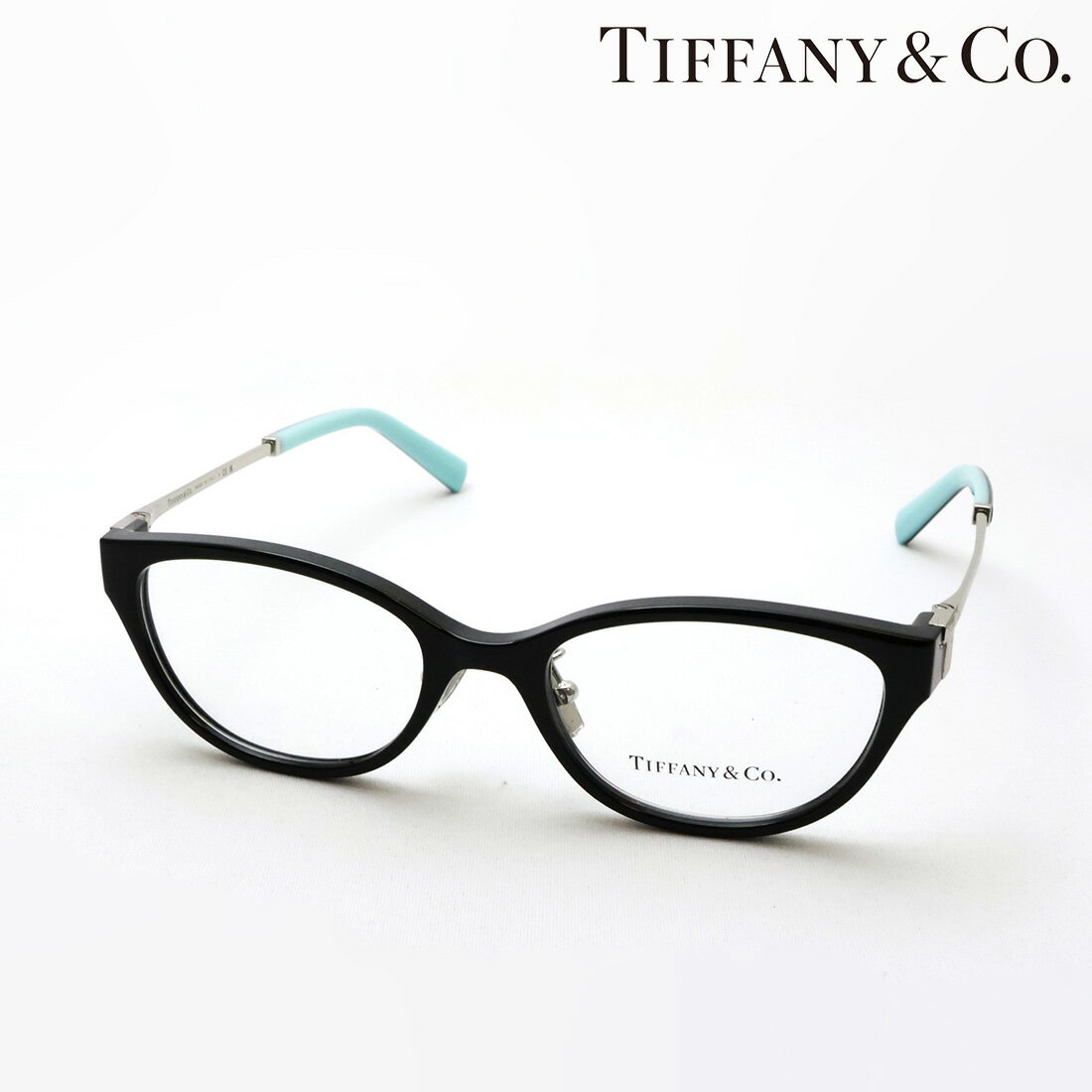 乐天商城 - NewModel 【ティファニー メガネ 正規販売店】 TIFFANY&Co. TF2252D 8406 51 伊達メガネ 度付き ブルーライト カット 眼鏡 Made In Italy オーバル ブラック系