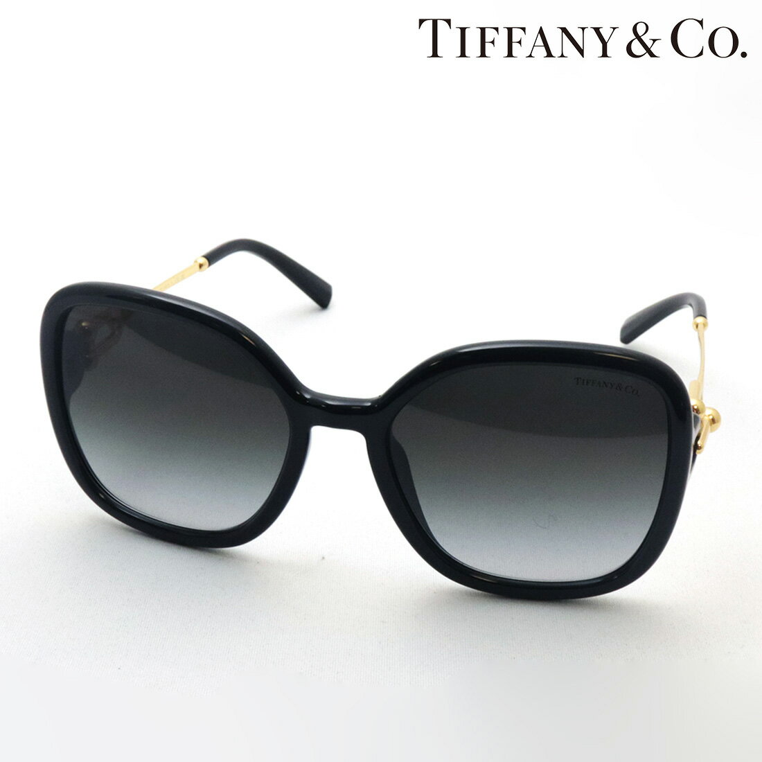 ティファニー サングラス レディース NewModel 【ティファニー サングラス 正規販売店】 TIFFANY&Co. TF4202U 80013C Made In Italy レディース シェイプ ブラック系