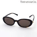 【ティファニー サングラス 正規販売店】 TIFFANY&Co. TF4242D 80153G Made In Italy レディース メンズ オーバル トータス系
