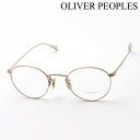 オリバーピープルズ メガネ メンズ 【オリバーピープルズ メガネ 正規販売店】 OLIVER PEOPLES OV1186 5145 47 COLERIDGE 伊達メガネ 度付き ブルーライト カット 眼鏡 Made In Italy ラウンド ゴールド系