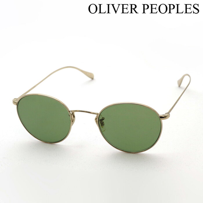 大ヒットモデル 【オリバーピープルズ サングラス 正規販売店】 OLIVER PEOPLES OV1186S 514552 COLERIDGE SUN Made In Italy ラウンド グリーン系 ゴールド系