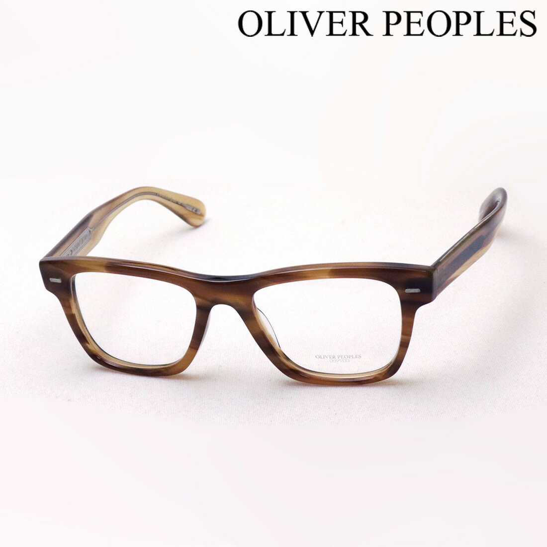 オリバーピープルズ メガネ メンズ おすすめ価格 【オリバーピープルズ メガネ 正規販売店】 OLIVER PEOPLES OV5393F 1011 51 Oliver 伊達メガネ 度付き ブルーライト カット 眼鏡 Made In Italy ウェリントン ブラウン系 SEHM