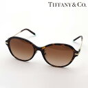 【ティファニー サングラス 正規販売店】 TIFFANY&Co. TF4188D 80153B Made In Italy レディース オーバル トータス系 ブルー系