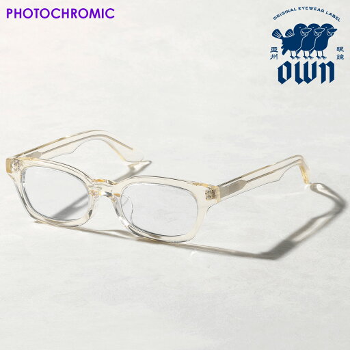 NewModel 【オウン 調光サングラス 正規販売店】 OWN OW-12KH-PHGY #12 スクエア クリア系 NewModel 【オウン 調光サングラス 正規販売店】 OWN OW-12KH-PHGY #12 スクエア クリア系
