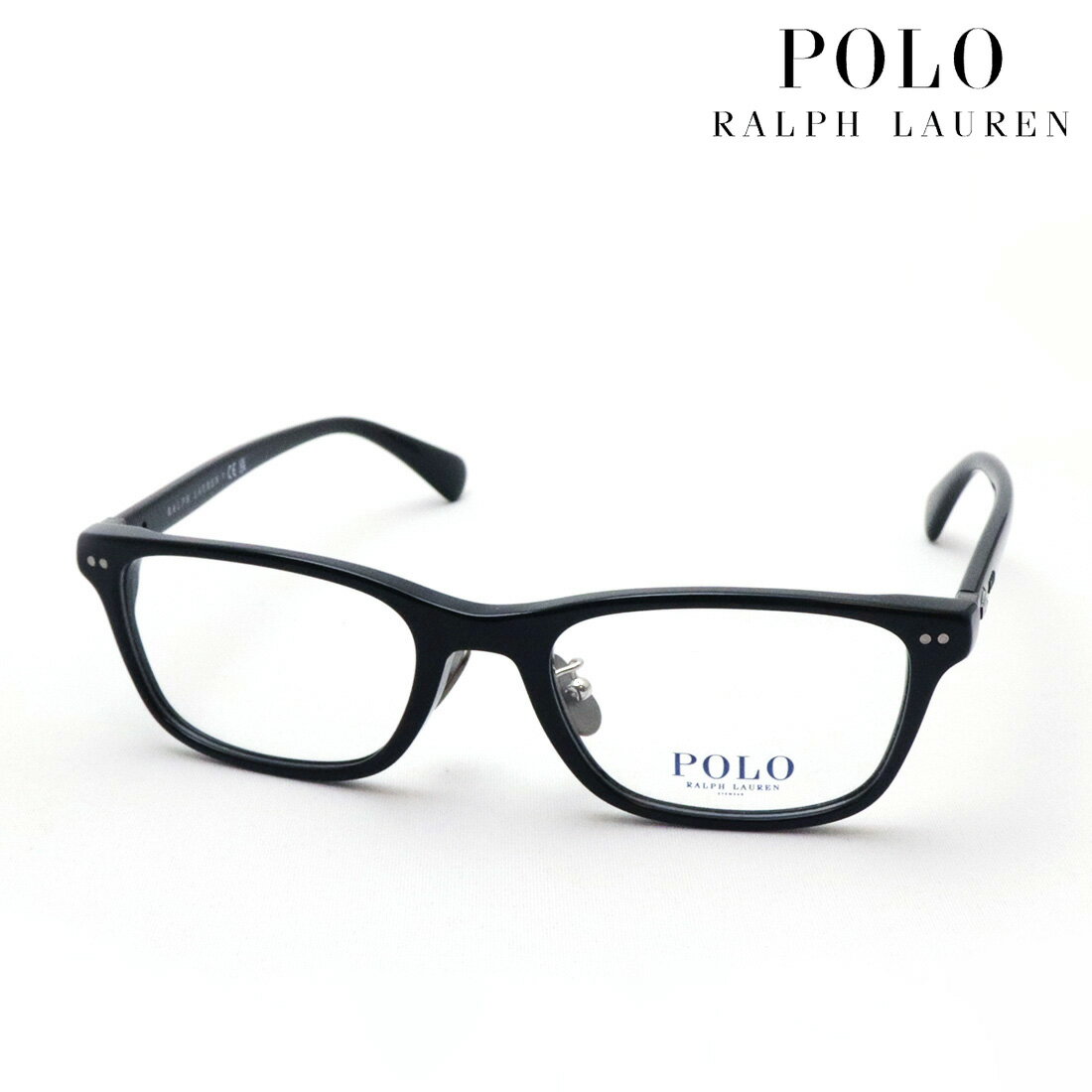 【ポロラルフローレン メガネ 正規販売店】 POLO RALPH LAUREN PH2286D 5001 53 メンズ レディース 伊達メガネ 度付き ブルーライト カット 眼鏡 スクエア ブラック系
