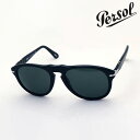 プレミア生産終了モデル 【ペルソール サングラス 正規販売店】PERSOL サングラス PO0649 9531 54 メンズ Made In italy ティアドロップ ブラック系
