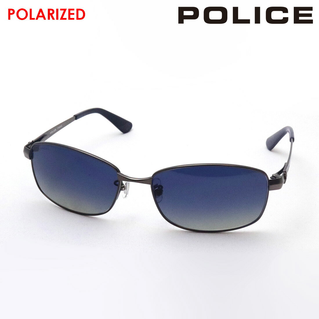 ポリス（police） NewModel 【ポリス 偏光サングラス 正規販売店】 POLICE SPLM27J 627P FORWARD TITANIUM チタニウム スクエア シルバー系