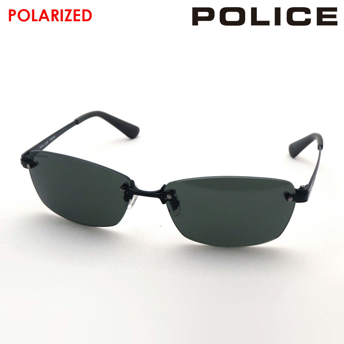 ポリス（police） NewModel 【ポリス 偏光サングラス 正規販売店】 POLICE SPLM31J 530P BOLT EVO TITANIUM チタニウム アクティブ ブラック系