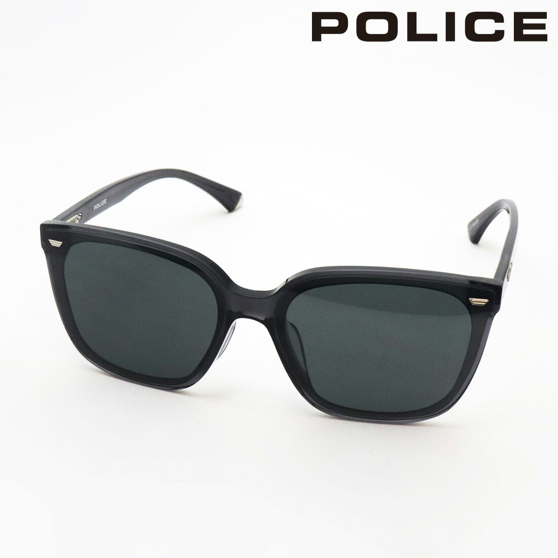 NewModel ポリス サングラス 正規販売店 POLICE SPLP99K 06A7 ウェリントン グレー系 メンズ