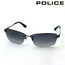 NewModel ポリス サングラス 正規販売店 POLICE SPLQ06J 568N 60 KNIGHT ナイト スクエア ツーポイント メンズ シルバー系
