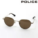 NewModel ポリス サングラス 正規販売店 POLICE SPLQ08J 0K3W 49 HIGHWAY ハイウェイ クラウンパント メンズ レディース メタル ゴールド系