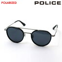 NewModel ポリス 偏光 サングラス 正規販売店 POLICE SPLQ11J 568P 49 ORIGINS LITE オリジンライト クラウンパント ツーブリッジ メンズ レディース シルバー系