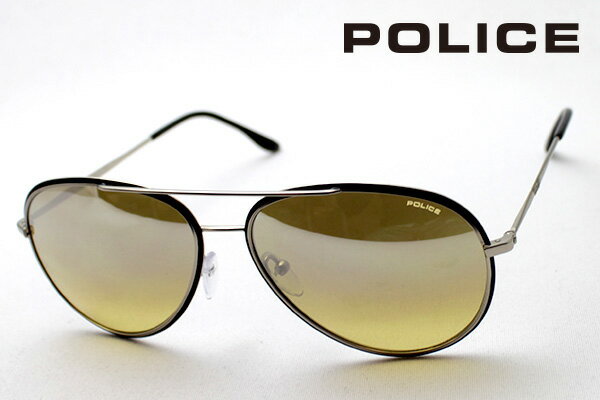 ポリス（police） 【ポリス サングラス 正規販売店】 POLICE S8299M W01X ティアドロップ ミラー ティアドロップ