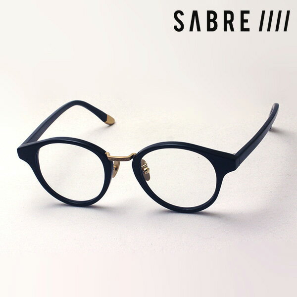 NewModel 【セイバー メガネ 正規販売店】 SABRE SS7-508B-BC-J 伊達メガネ 度付き ブルーライト カット 眼鏡 丸メガネ エルカミーノ EL CAMINO ラウンド ブラック系