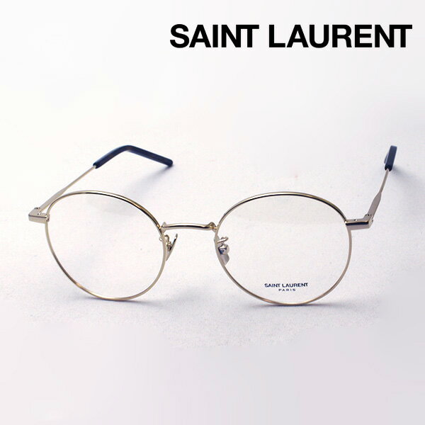 【サンローラン メガネ 正規販売店】 SAINT LAURENT SL237F 003 サン ローラン 伊達メガネ 度付き ブルーライト カット 眼鏡 Made In Italy ラウンド