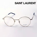 【サンローラン メガネ 正規販売店】 SAINT LAURENT SL237F 003 サン ローラン 伊達メガネ 度付き ブルーライト カット 眼鏡 Made In Italy ラウンド 1