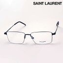 【サンローラン メガネ 正規販売店】 SAINT LAURENT SL413 WIRE 002 サン ローラン 伊達メガネ 度付き ブルーライト カット 眼鏡 黒縁 Made In Italy スクエア ブラック系