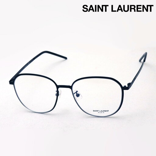 【サンローラン メガネ 正規販売店】 SAINT LAURENT SL448F SLIM 002 サン ローラン 伊達メガネ 度付き ブルーライト カット 眼鏡 Made In Italy ラウンド ブラック系 【サンローラン メガネ 正規販売店】 SAINT LAURENT SL448F SLIM 002 サン ローラン 伊達メガネ 度付き ブルーライト カット 眼鏡 Made In Italy ラウンド ブラック系