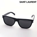NewModel 【サンローラン サングラス 正規販売店】 SAINT LAURENT サン ローラン SL619 001 Made In Japan レディース メンズ スクエア ブラック系(4)