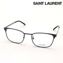 サンローラン メガネ メンズ NewModel 【サンローラン メガネ 正規販売店】 SAINT LAURENT SL 631/J 003 サン ローラン 伊達メガネ 度付き ブルーライト カット 眼鏡 Made In Japan レディース メンズ スクエア シルバー系