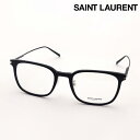 サンローラン メガネ メンズ NewModel 【サンローラン メガネ 正規販売店】 SAINT LAURENT SL 632/J 001 サン ローラン 伊達メガネ 度付き ブルーライト カット 眼鏡 黒縁 Made In Japan レディース メンズ スクエア ブラック系