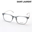 NewModel 【サンローラン メガネ 正規販売店】 SAINT LAURENT SL 632/J 003 サン ローラン 伊達メガネ 度付き ブルーライト カット 眼鏡 Made In Japan レディース メンズ スクエア グレー系