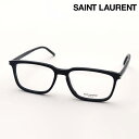 サンローラン メガネ メンズ NewModel 【サンローラン メガネ 正規販売店】 SAINT LAURENT SL645F 001 サン ローラン 伊達メガネ 度付き ブルーライト カット 眼鏡 黒縁 Made In Italy レディース メンズ スクエア ブラック系