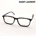 NewModel 【サンローラン メガネ 正規販売店】 SAINT LAURENT SL645F 002 サン ローラン 伊達メガネ 度付き ブルーライト カット 眼鏡 Made In Italy レディース メンズ スクエア トータス系