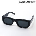 NewModel 【サンローラン サングラス 正規販売店】 SAINT LAURENT サン ローラン SL713 001 LOGO Made In Italy レディース スクエア ブラック系