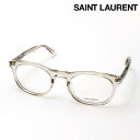 NewModel 【サンローラン メガネ 正規販売店】 SAINT LAURENT SL813 004 CORNER ANGLE サン ローラン 伊達メガネ 度付き ブルーライト カット 眼鏡 Made In Italy レディース メンズ ボストン クリア系
