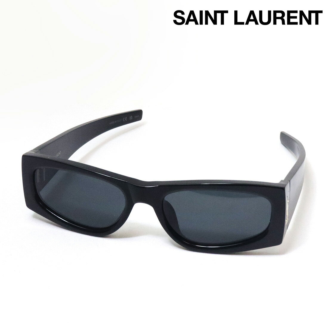 NewModel 【サンローラン サングラス 正規販売店】 SAINT LAURENT サン ローラン SL M140/F 001 MONOGRAM Made In Italy レディース スクエア ブラック系のサムネイル