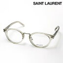 NewModel 【サンローラン メガネ 正規販売店】 SAINT LAURENT SL728/J 003 CORNER ANGLE サン ローラン 伊達メガネ 度付き ブルーライト カット 眼鏡 Made In Italy レディース メンズ ラウンド クリア系
