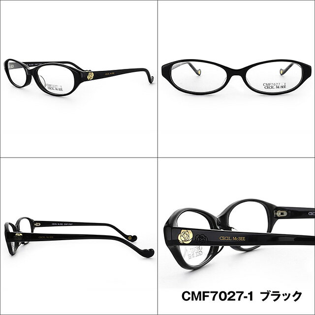 【伊達・度付きレンズ無料】セシルマクビー メガネ フレーム 眼鏡 CMF7027-1/CMF7027-2/CMF7027-3/CMF7027-4 度付きメガネ 伊達メガネ ブルーライト 遠近両用 老眼鏡 レディース アジアンフィット 【CECIL McBee】 【送料無料】
