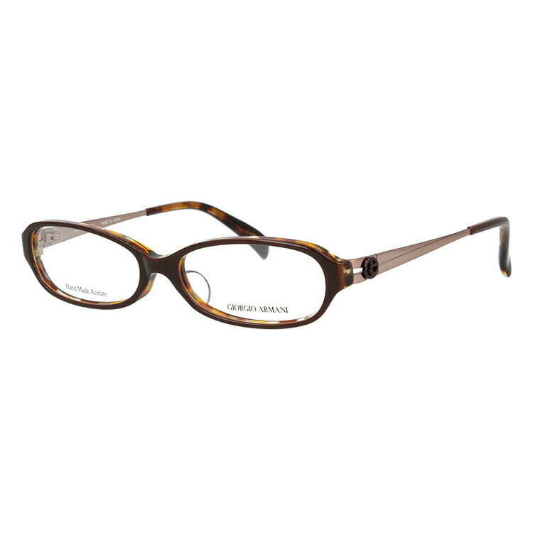 【伊達・度付きレンズ無料】ジョルジオ アルマーニ メガネ フレーム 眼鏡 アジアンフィット GA2044J R3S 52サイズ オーバル 度付きメガネ 伊達メガネ ブルーライト 遠近両用 老眼鏡 メンズ レディース ロゴ アイコン 【GIORGIO ARMANI】