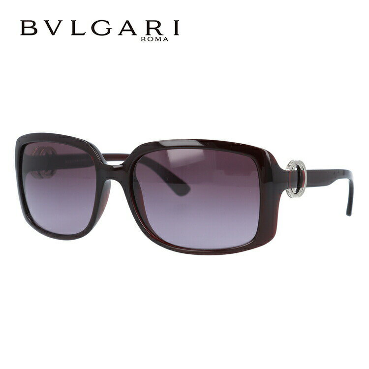 ブルガリ サングラス（レディース） 【国内正規品】BVLGARI ブルガリ サングラス BV8083B 982/8H 57 ダークレッド/パープルグラデーション【レディース】 UVカット