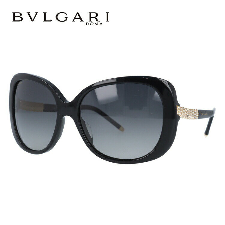 ブルガリ サングラス（レディース） 【国内正規品】ブルガリ 偏光サングラス BVLGARI BV8105BA 501/T3 59 ブラック/グレーグラデーション 釣り ドライブ レディース モデル UVカット ラッピング無料