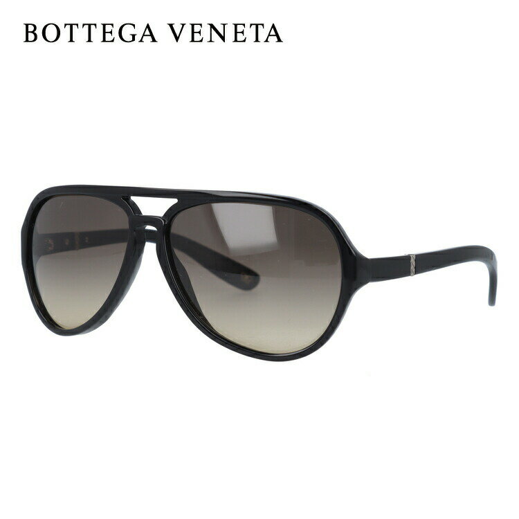 ボッテガ・ヴェネタ サングラス レディース 【訳あり】ボッテガヴェネタ BOTTEGA VENETA サングラス B.V. 184/S 59/13 807/ED BLACK ティアドロップ メンズ レディース UVカット 紫外線