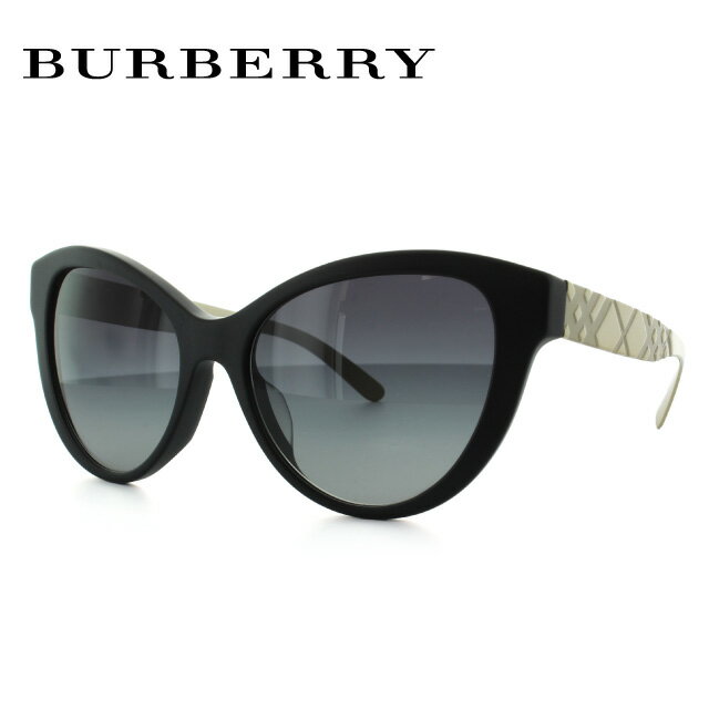 バーバリー 【国内正規品】バーバリー BURBERRY サングラス BE4220F 34648G（B4220F） 56 マットブラック/ゴールド アジアンフィット【レディース】 UVカット