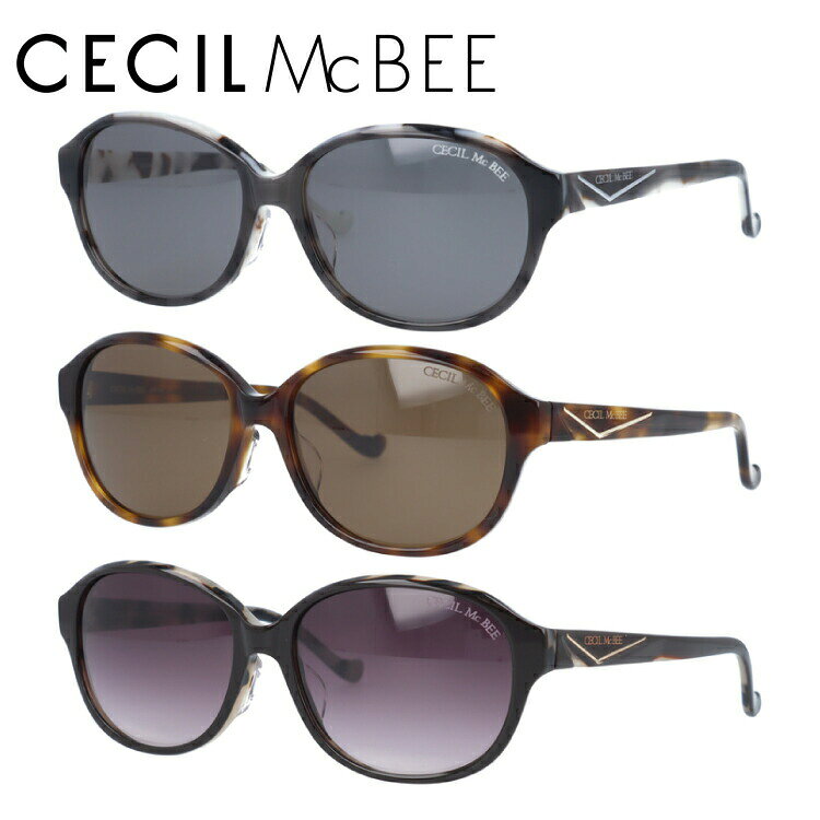 レディース サングラス CECIL McBEE セシルマクビー CMS 1056 全3色 56サイズ アジアンフィット オーバル型 女性 UVカット 紫外線 対策 ブランド 眼鏡 メガネ アイウェア 人気 おすすめ