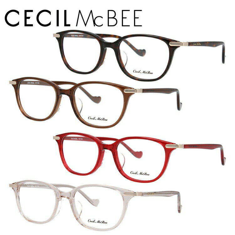 メガネ 眼鏡 度付き 度なし おしゃれ CECIL McBEE セシルマクビー CMF 7054 全4色 49サイズ ウェリントン型 レディース 女性 UVカット 紫外線 ブランド サングラス 伊達 ダテ｜老眼鏡・PCレンズ・カラーレンズ・遠近両用対応可能