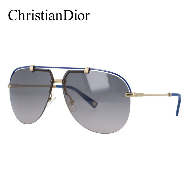 ディオール プレゼント メンズ（30000円程度） クリスチャンディオール サングラス 【Christian Dior】 DIOR CROISETTE4 DYE/EU 62 ゴールド/ブルー レギュラーフィット（ノーズパッド調節可能） メンズ レディース