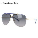クリスチャンディオール クリスチャンディオール サングラス 【Christian Dior】 DIOR CROISETTE4 DYE/EU 62 ゴールド/ブルー レギュラーフィット（ノーズパッド調節可能） メンズ レディース