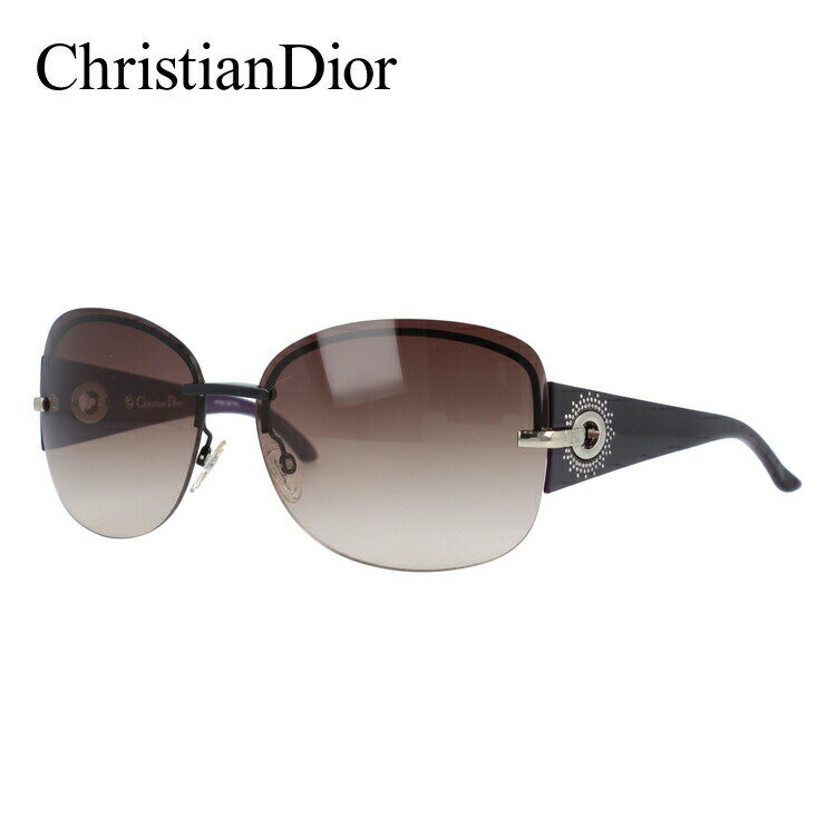 クリスチャンディオール クリスチャン・ディオール Christian Dior サングラス DIOR PRECIEUSEF KGH/QX 64 ブラック/パープル（ノーズパッド調節可能）【レディース】 UVカット