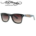 【訳あり】エドハーディー サングラス EdHardy WAVE トータス/ブラウングラデーション レディース メンズ UVカット ラッピング無料